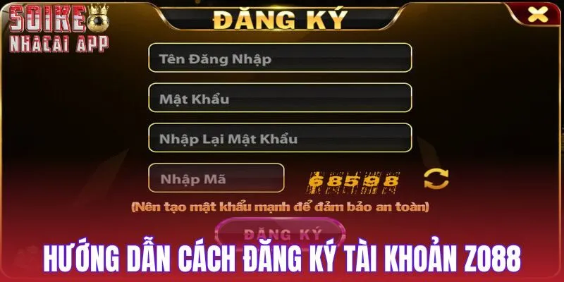 Chi tiết 5 bước tạo nick game chính thức tại Zo88